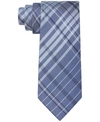 Calvin Klein Men's Subtle Circle Dot Slim Tie In Navy Multi