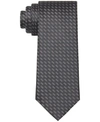 Calvin Klein Men's Subtle Circle Dot Slim Tie In Black