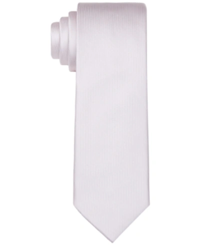 Calvin Klein Men's Unison Skinny Solid Tie In Petal