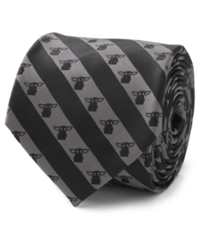 Star Wars Men's Mandalorian The Child Stripe Tie In Gray