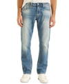 GUESS MEN'S REGULAR STRAIGHT FADED JEANS