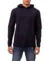 X-ray Men's Soft Stretch Long Sleeve Hoodie In Navy