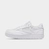 Reebok Women's Club C Double Platform Casual Shoes In White