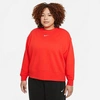 Nike Women's Sportswear Collection Essentials Oversized Fleece Crewneck Sweatshirt