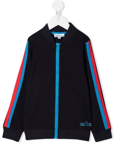 Marc Jacobs Logo-tape Detail Jacket In 蓝色