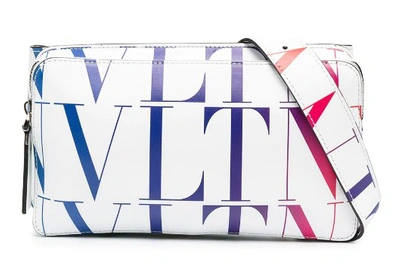 Valentino Garavani Vltn-print Belt Bag In White