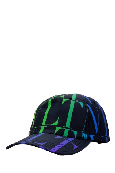 Valentino Garavani Vltn Times Baseball Cap In Schwarz