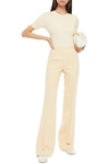 Michael Kors Crepe Flared Pants In Cream