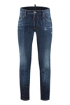 DSQUARED2 DSQUARED2 DISTRESSED EFFECT STRAIGHT LEG JEANS