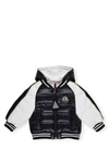 MONCLER MONCLER ENFANT LOGO PATCH HOODED JACKET