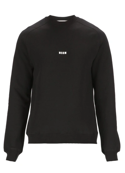 MSGM MSGM LOGO PRINTED CREWNECK SWEATSHIRT