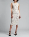 Dolce & Gabbana Sleeveless Cordonetto-lace Midi Dress In Natural