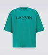 LANVIN EMBROIDERED SHORT-SLEEVED T-SHIRT,P00563900