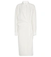 LEMAIRE 棉质堆褶衬衫式连衣裙,P00579907