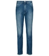 3x1 Claudia High-rise Slim Jeans In Blue