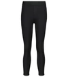 3x1 Elastic-waistband Skinny Cropped Jeans In Black