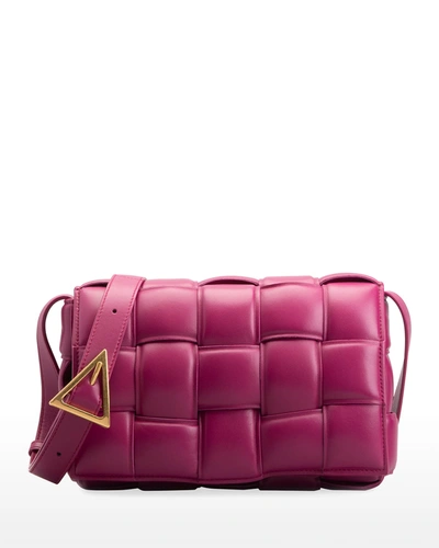 Bottega Veneta Padded Cassette Crossbody Bag In Ice