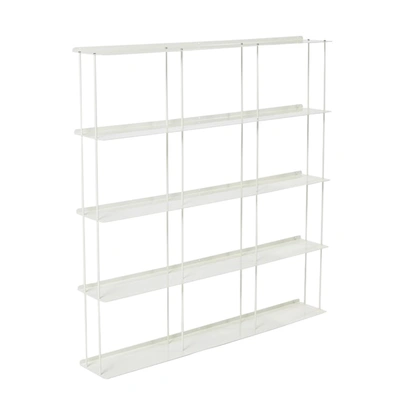 The Conran Shop Krossing Shelving Unit Matte White 100cm X 100cm In Matt White