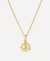 DINNY HALL GOLD PLATED VERMEIL SILVER MY WORLD SMALL ORB LOCKET NECKLACE,000543480