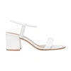 GIANVITO ROSSI NADIA 60 SANDALS,GIA7443MWHT