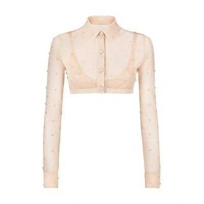 Fendi Silk Cardigan In Rose