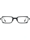 Gentle Monster S.o.a 01(y) Rectangle-frame Sunglasses In Weiss