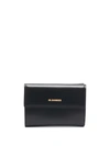 JIL SANDER LOGO-PRINT TRIFOLD WALLET