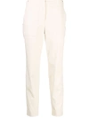 THEORY CROPPED SLIM-CUT TROUSERS
