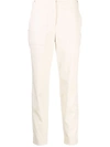 Theory Slim-cut Tailored Trousers In Nude