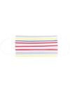 Fedeli Multicolored Striped Face Mask In Weiss