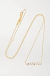 Suzanne Kalan 18-karat Gold Diamond Necklace In Gold