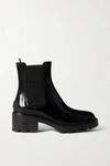 TOD'S PATENT-LEATHER CHELSEA BOOTS