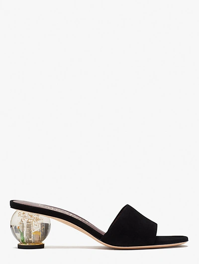 KATE SPADE POLISHED SLIDE SANDALS,7.5