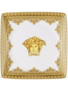 Versace White Rosenthal 'i Heart Baroque' Tray In Weiss