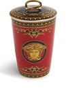 Versace Medusa Red Porcelain Scented Votive In Rot