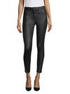 The Kooples Franky Leather Effect Pants In Black