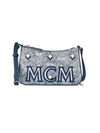 MCM WOMEN'S MINI VINTAGE JACQUARD SHOULDER BAG,400014551024