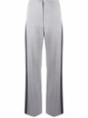 PATRIZIA PEPE SIDE-STRIPE SUIT TROUSERS