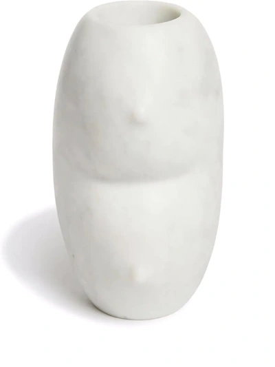 Bloc Studios Clelia Marble Vase In White