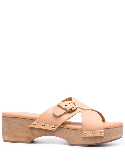 Ancient Greek Sandals Mari-lisa Clog Sandals In Nude