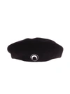 Marine Serre Wool Baker Boy Cap In 00