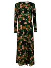 La Doublej Sable Long Sleeve Swing Dress In Deco