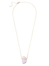 Jia Jia 14kt Yellow Gold Lavender Moonstone Necklace In 金色