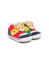 MIKI HOUSE BEAR TOUCH-STRAP SNEAKERS