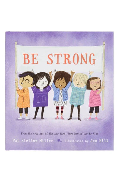 Macmillan 'be Strong' Book In Purple And White