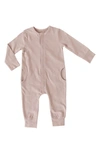 Pehr Babies' Essential Organic Cotton Romper In Pale Pink