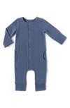 Pehr Babies' Essential Organic Cotton Romper In Blue