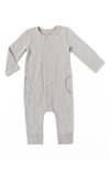 Pehr Babies' Essential Organic Cotton Romper In Dove Grey