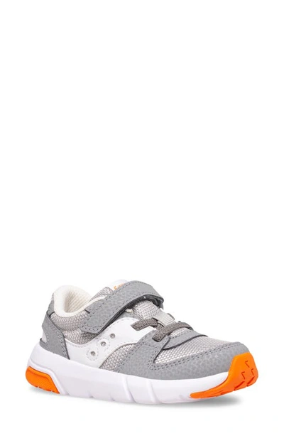 Saucony Kids' Jazz Lite 2.0 Sneaker In Grey