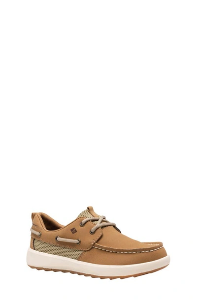 Sperry Kids' Fairwater Plushwave Boat Shoe In Tan